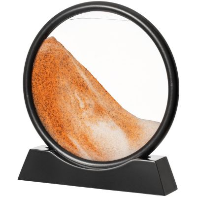 Песочная картина-антистресс Pleasantville, черная с оранжевым-2