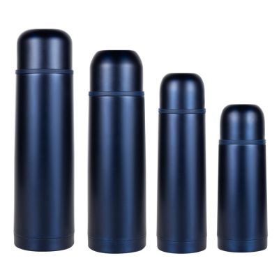 Термос Relaxika 350, темно-синий-4