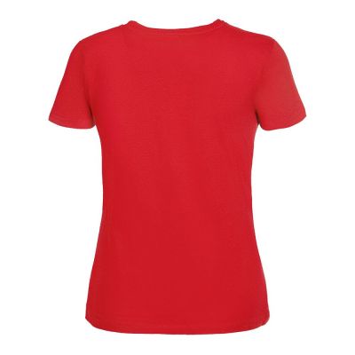 Футболка женская Carmen and Carwoman, красная-1