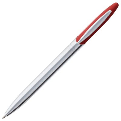 Ручка шариковая Dagger Soft Touch, красная-2