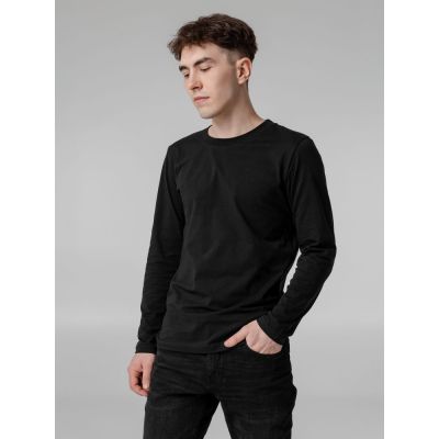 Футболка с длинным рукавом Lehta, черная-3