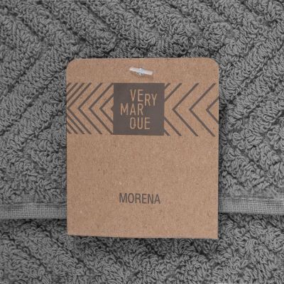 Полотенце Morena, большое, серое-4