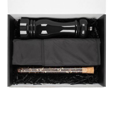 Набор Gambit с мельницей и фартуком, черный-2