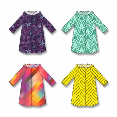 Дождевик классический RainCoat на заказ, разноцветный, единый размер-0