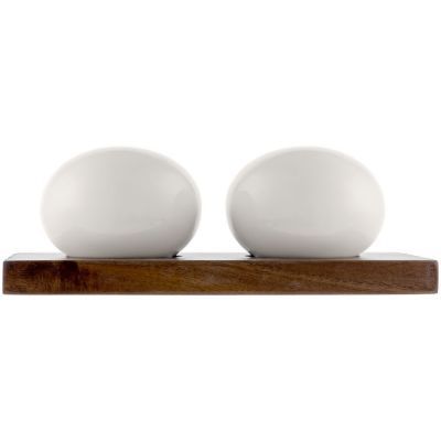 Набор из солонки и перечницы Piacente, белый-1