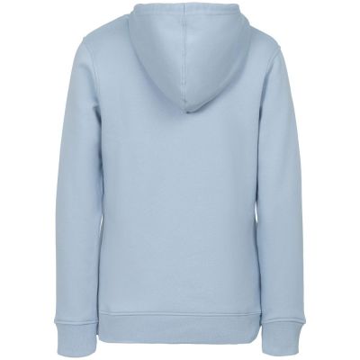 Худи с вышивкой женское Do Love, серо-голубое-1