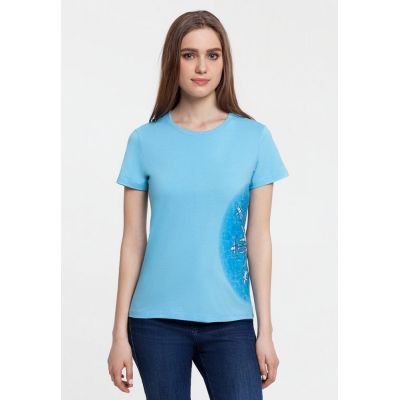 Футболка женская «Вместе и вовремя»-0