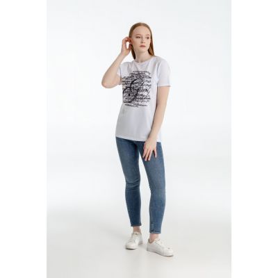 Футболка Not Gluck, белая-4