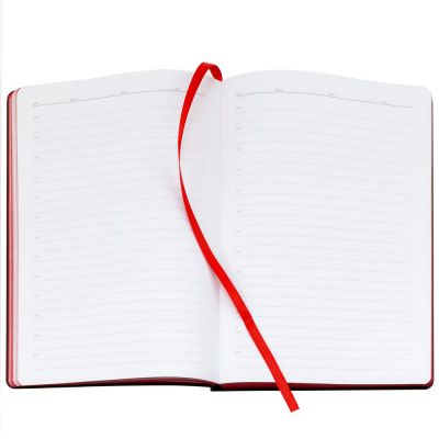 Ежедневник Bookmark, недатированный, черный с красным-6