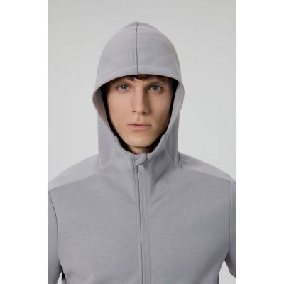 Куртка с капюшоном унисекс Begi, серая-8