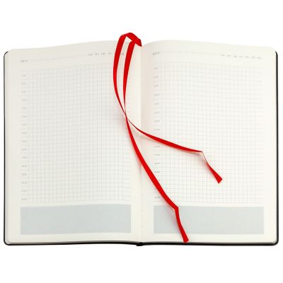 Ежедневник Lable Touch, недатированный, красный-3