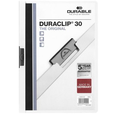 Папка Duraclip Original, белая-1