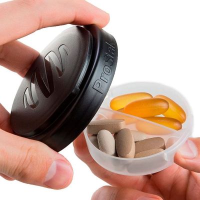 Спортивный шейкер с контейнером ProStak V2, синий-2