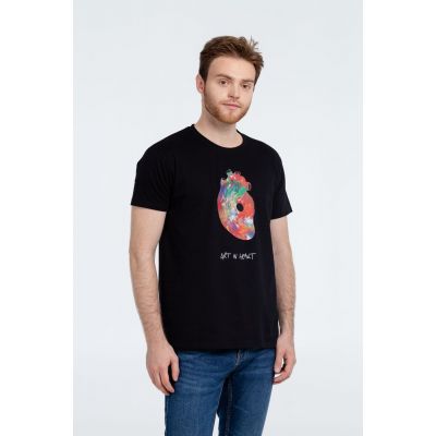 Футболка Art In Heart, черная-0