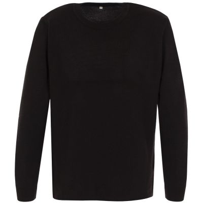 Джемпер «Юношеский минимализм», черный-1