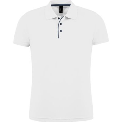 Рубашка поло мужская Performer Men 180 белая-0