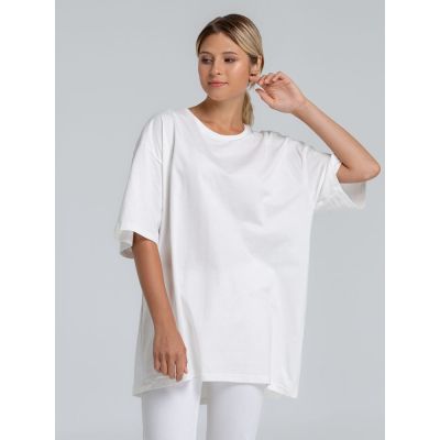 Футболка оверсайз «Почти полный Пи», молочно-белая-3