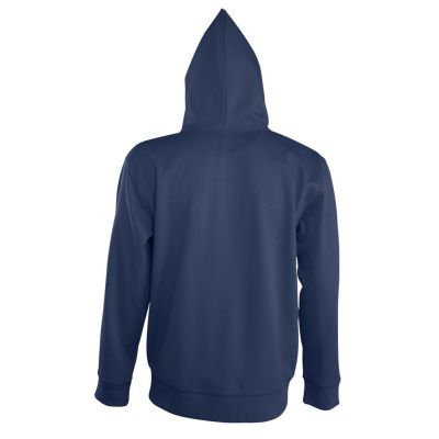 Толстовка мужская на молнии с капюшоном Seven Men, темно-синяя-2