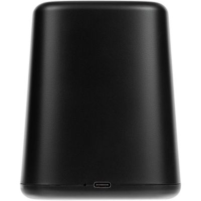 Настольный органайзер с зарядкой, лампой, вентилятором и подсветкой логотипа powerTower, черный-6