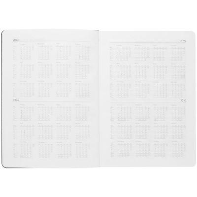 Ежедневник New Factor, недатированный, серый-5