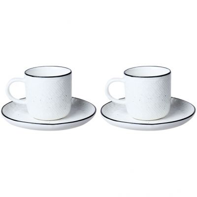 Набор из 2 чайных пар Contour-0