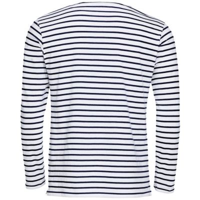 Футболка мужская Marine Men, белая с темно-синим-1