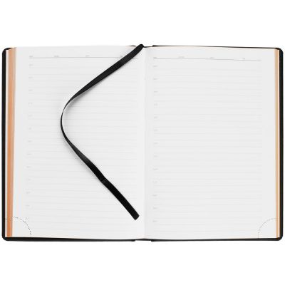 Ежедневник Mobile на заказ, недатированный, черно-оранжевый-7