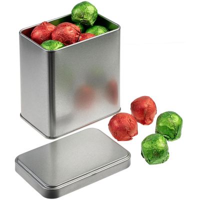 Коробка прямоугольная Jarra, серебристая-2