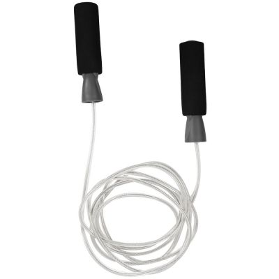 Скакалка скоростная Arriba, черная с серым-1