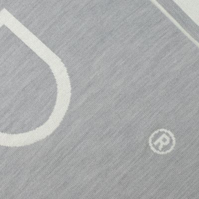 Шарф Bereg, молочный с серым-4