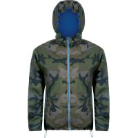 Ветровка SKATE, камуфляж с синим