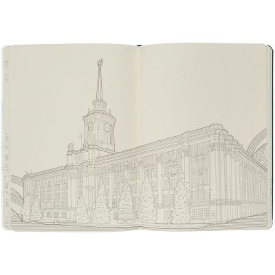 Блокнот «Города. Екатеринбург», зеленый-10