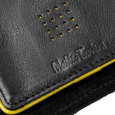 Кошелек Partinico, черный с желтым-5