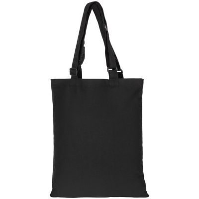 Сумка для покупок с регулируемыми ручками Leta, черная-2