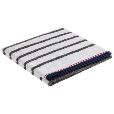 Полотенце Athleisure Strip Medium, белое-0