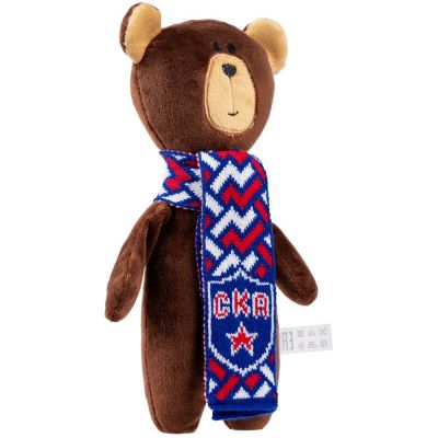 Игрушка сувенирная «Мишка-болельщик СКА»-1