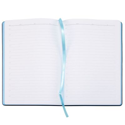 Ежедневник Bookmark, недатированный, черный с голубым-6
