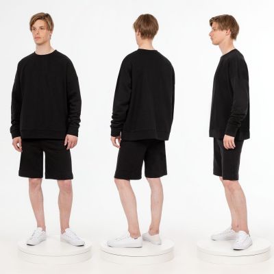 Свитшот унисекс S2, черный-1