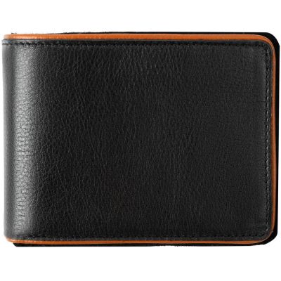 Кошелек Partinico, черный с оранжевым-1