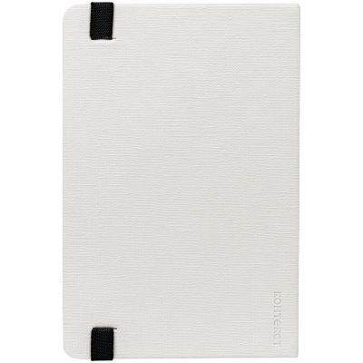 Блокнот Tex Metal, недатированный, белый с черным-4