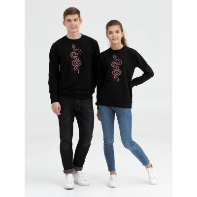 Толстовка «Змий», черная-5