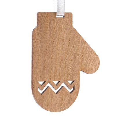 Деревянная подвеска Carving Oak, в форме варежки-0