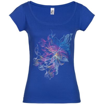 Футболка женская Vibrance, ярко-синяя (royal)-1