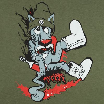 Футболка мужская «Ну, накати!», хаки-1