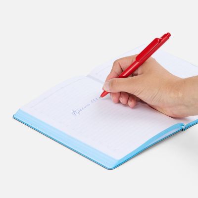 Ручка шариковая Prodir DS11 PMP, красная-5