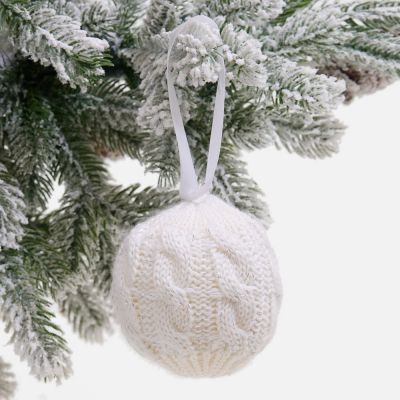 Вязаный шарик «Магия зимы»-0