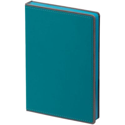 Ежедневник Frame, недатированный, бирюзовый с серым-1