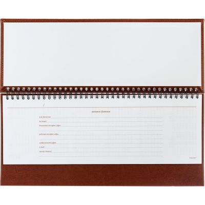 Планинг Nebraska, недатированный, коричневый-1