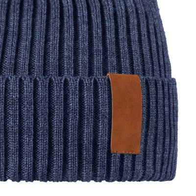 Шапка Stout, синий меланж-4