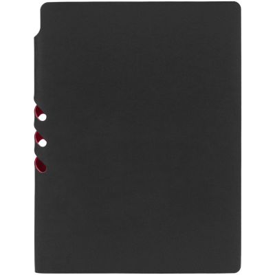 Ежедневник Flexpen Black, недатированный, черный с красным-2
